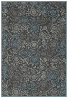 Rugs Original Antique - Brown & Light Silver Floral Inspired Design Photo