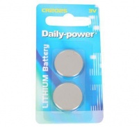 Bulk Pack 10 X Daily Power Lithium Cr2025 Card of 2 Batteries Photo