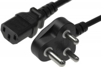 1.5 Meter PC or HDTV Power Cable 3-Pin SA Electrical Plug to Kettle Cord - IEC Plug Photo