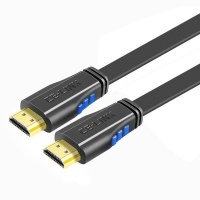 CE-LINK 4K HDMI 2.0 60/30hz 0.5m Flat CableÂ - Black Photo