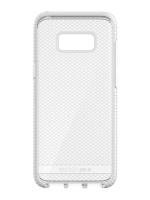 Samsung Tech21 Evo Check Galaxy S8 Plus - Clear & White Photo