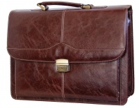 Fino Pu Leather Laptop Briefcase - BrownÂ  Photo