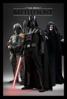 Star Wars Battlefront Poster with Black Frame Photo