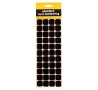 Bulk Pack 10 x Protection Pads - Black Adhesive 2 x 2cm 44 Piece Photo