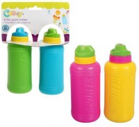 Bulk Pack 6 x Cooey First Sports Bottles - Set of 2 Assorted Colours Photo