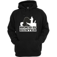 Bass Hunter - Black Hoodie Photo