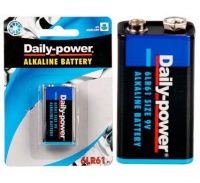 Bulk Pack 4 x Daily-Power Alkaline Battery 9 Volt Card 1 Photo