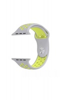 Apple Sport Strap For Watch - Grey & Yellow Photo
