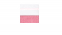 Jollein - 120 x 150cm Sheet & Pillowcase - White & Raspberry Photo
