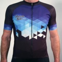 Bicyclegear Cycling Jersey in Shades of blue Photo