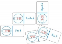 Teachers First Choice Dominoes Clock Digital And Numbers Photo