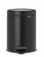 Brabantia - New Icon Pedal Bin - 5 Litre Matt Black Photo