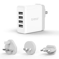 Orico Universal Travel Wall Charger - White Photo