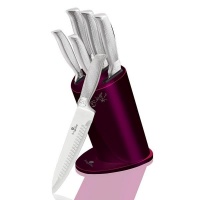 Berlinger Haus - Knife Set With Stand - Purple Photo