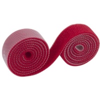 Orico Reusable Dividable Hook and Loop Cable 1m Ties - Red Photo