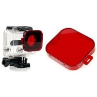 Action Mounts Red Lens Filter for GoPro 3 Photo