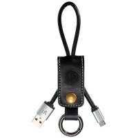 Young Pioneer Keyring Micro USB Cable - Black Photo
