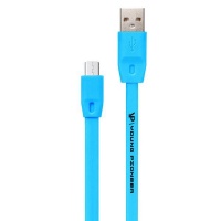 Young Pioneer 2M Fast Charge USB To Micro USB Cable - Blue Photo