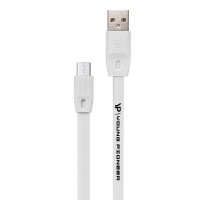 Young Pioneer 2M Fast Charge USB To Micro USB Cable - White Photo