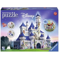 Ravensburger 216 Piece 3D Puzzle - Building Disney Castle Photo