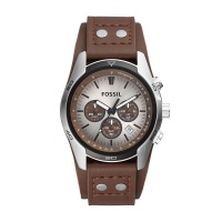 Fossil Men's Coachman Brown Leather Strap Watch - CH2565 Photo