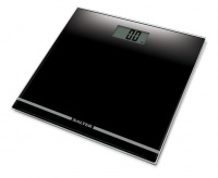 Salter Large Display Glass Electronic Scale - Black Photo