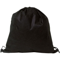 Creative Travel Non-Woven Drawstring Bag - Black Photo