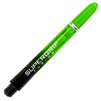 Harrows Supergrip Fusion Black/Green Darts Shaft 10 Pack - Short 2BA Photo