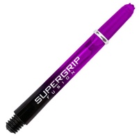 Harrows Supergrip Fusion Black/Purple Darts Shaft 10 Pack - Short 2BA Photo