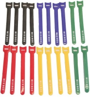 20 Piece 12 X 120mm Hook & Loop Cable Tie Nylon Strap Power Wire Management Photo