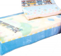 Cottonbox Exclusive Baby Mora Blanket - Blue Photo
