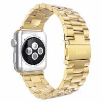 Apple Hoco Classic Plated Stainless Steel Watch Band - Gold Photo