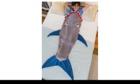 Iconix Kids' Shark Blanket Photo