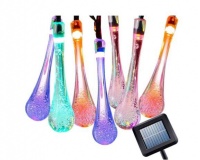 Iconix A 30-Led Solar Raindrop String Fairy Light- Mulit Color Photo