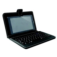 Amplify 7" Tablet Cover With Keyboard - Black Photo