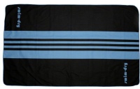 Swim-Dry Seabreeze Plus Microfibre Towel - Blue & Black Photo