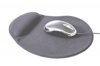 Gel Mouse Pad Wrist Rest Support - Black Photo