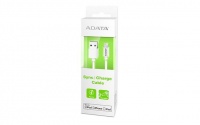 Apple Adata Sync and Charge Lightning Cable - White Photo