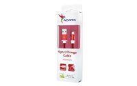 Adata Android Sync and Charge Cable - Red Photo
