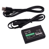 PS Vita Charger Power Supply with Power Cord - Black Photo