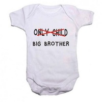 Brother Qtees Africa Only Child - Big Short Sleeve Baby Grow Photo