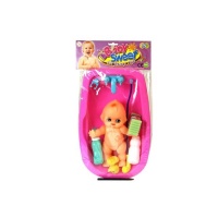 Ideal Toy Kewpie In Pink Bathtub With Accessories Photo