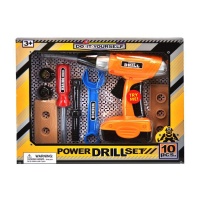 Ideal Toy Power Drill Set - 10 Piece Photo