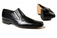 Barker Mens Formal Slip-On Style Shoes - Black Photo
