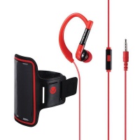 Volkano Haste Series Sports Hook Earphones with Mic and Arm Band Photo