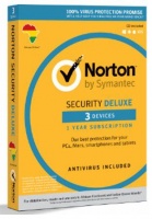Norton Security Deluxe Software 3 Device - 1 Year Subscription Photo
