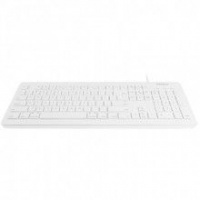 Macally 104 Key Full Size USB Keyboard with 2 Extra USB Ports for Mac - White Photo