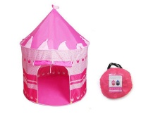 Kids Castle Cubby House Play Tent - Pink Photo