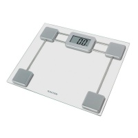 Salter Compact Glass Digital Bathroom Scale - Silver Photo