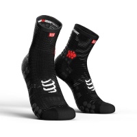 Compressport Pro Racing Socks Run Hi V3.0 Black - T3 Photo
